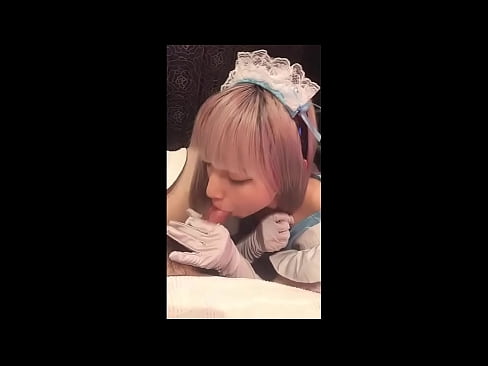 ❤️ Japāņu elks [mayuka], franču kalpones tērps, 1. daļa, minets un džerkstēšana ar losjonu Kaltais porno pie mums ❌️