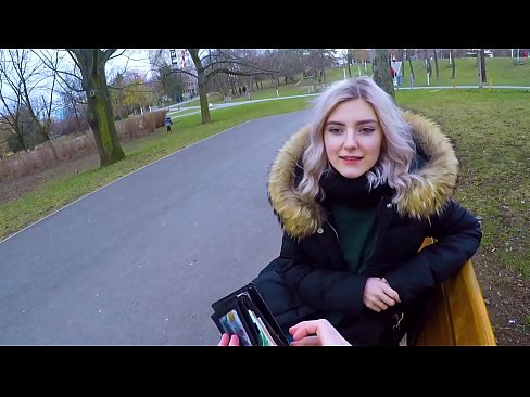 ❤️ Norij svešinieka karstu spermu par naudu - blowjob in the park by Eva Elfie Kaltais porno pie mums ❌️